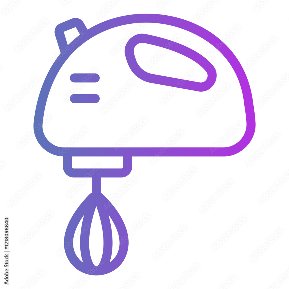 hand mixer Gradient icon hand mixer Gradient icon