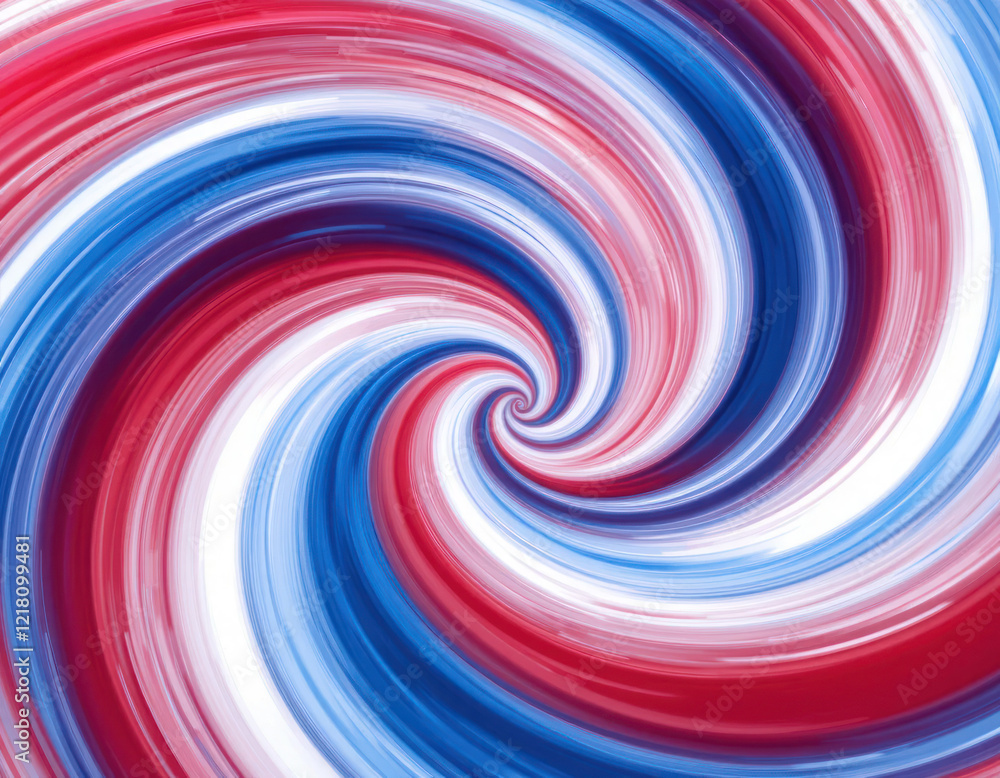 Abstract spiral wallpaper background in random colors red, blue, white Abstract spiral wallpaper background in random colors red, blue, white