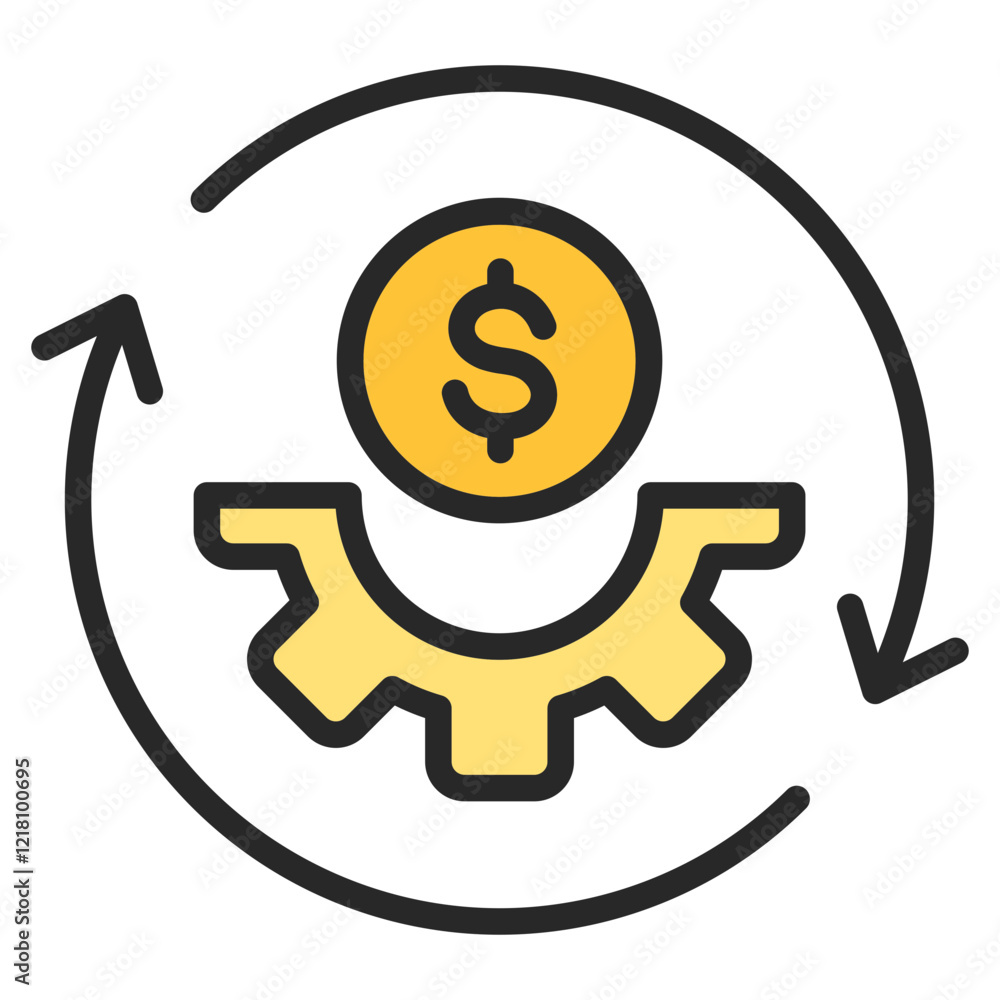Cash Flow Icon Cash Flow Icon