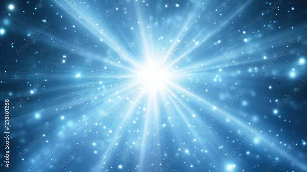 Vibrant blue abstract fractal pattern illustrating cosmic energy and movement in a deep, luminous environment Vibrant blue abstract fractal pattern illustrating cosmic energy and movement in a deep, luminous environment