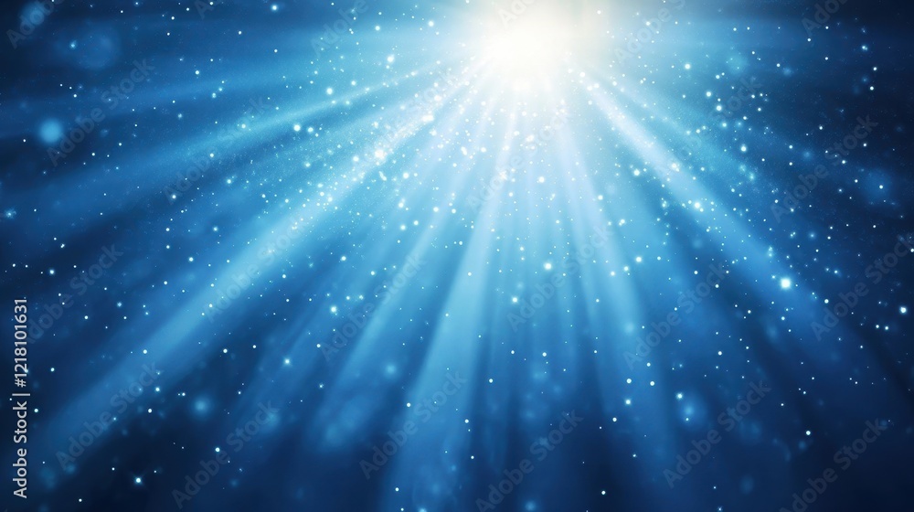 Vibrant blue abstract fractal pattern illustrating cosmic energy and movement in a deep, luminous environment Vibrant blue abstract fractal pattern illustrating cosmic energy and movement in a deep, luminous environment
