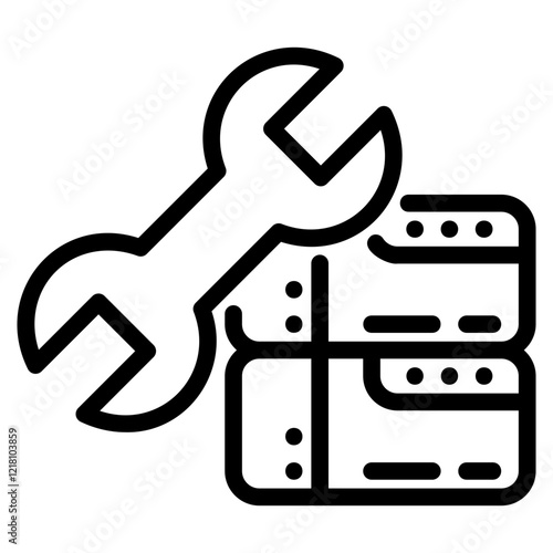 Maintenance glyph icon