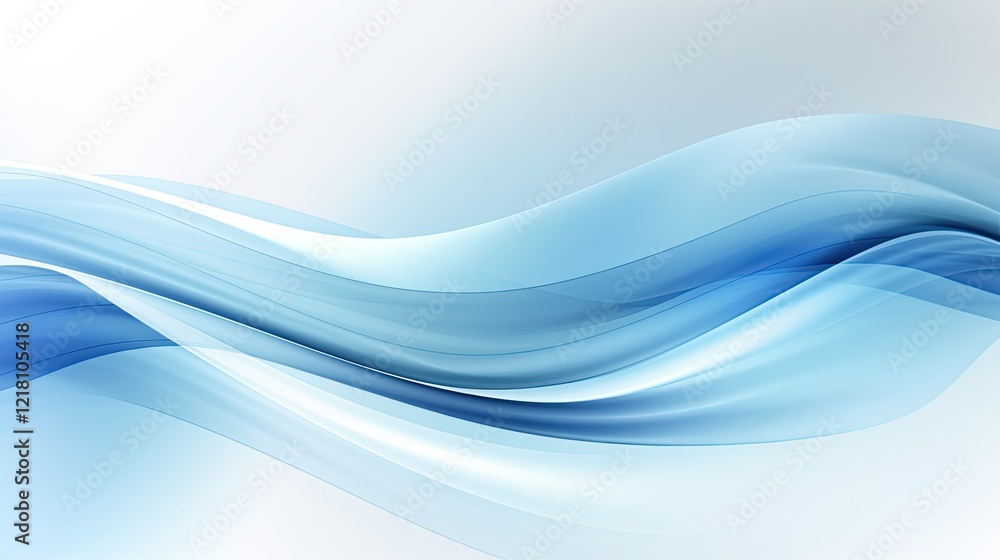 Abstract blue wave design with smooth gradients for backgrounds or digital art. Abstract blue wave design with smooth gradients for backgrounds or digital art.