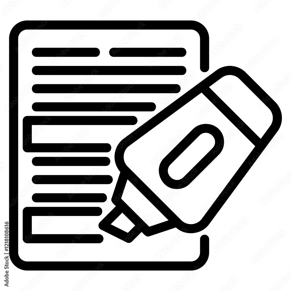 Highlighter glyph icon Highlighter glyph icon