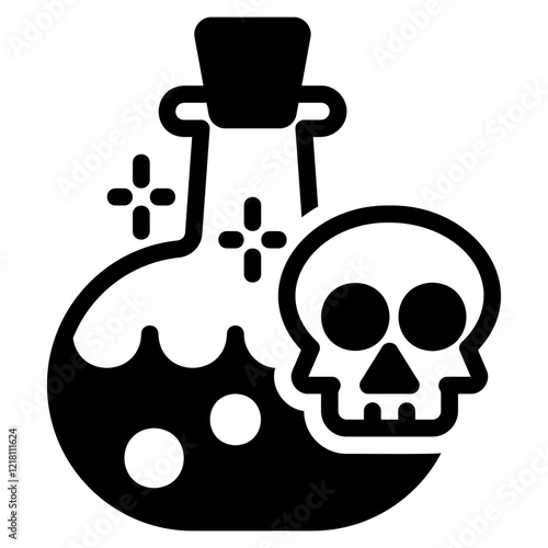 Poison glyph icon