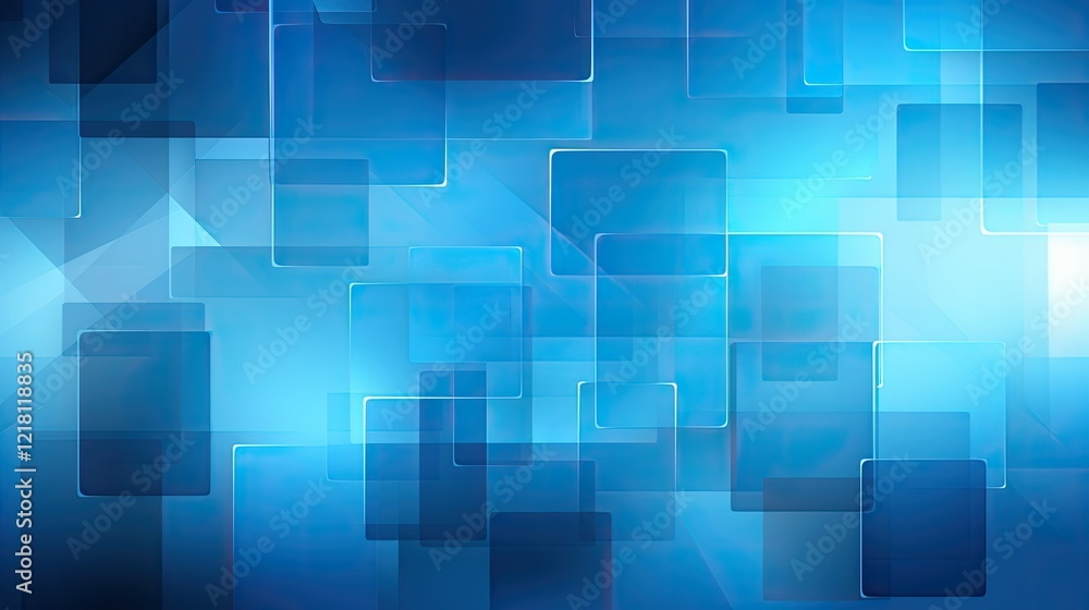 Abstract blue background with overlapping translucent rectangles for design purposes. Abstract blue background with overlapping translucent rectangles for design purposes.