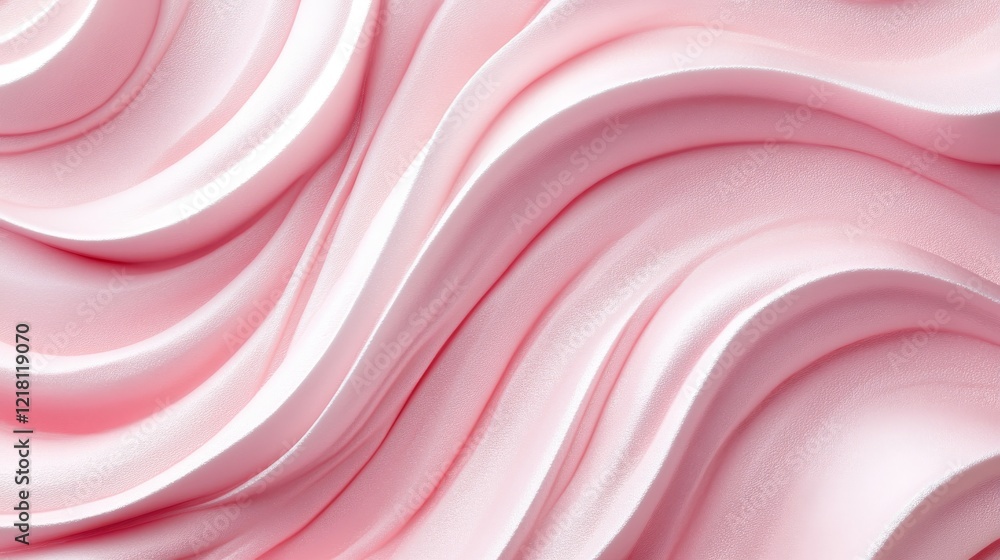 Obraz premium Abstract Pink Swirling Waves Texture Background
