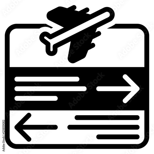 Board glyph icon