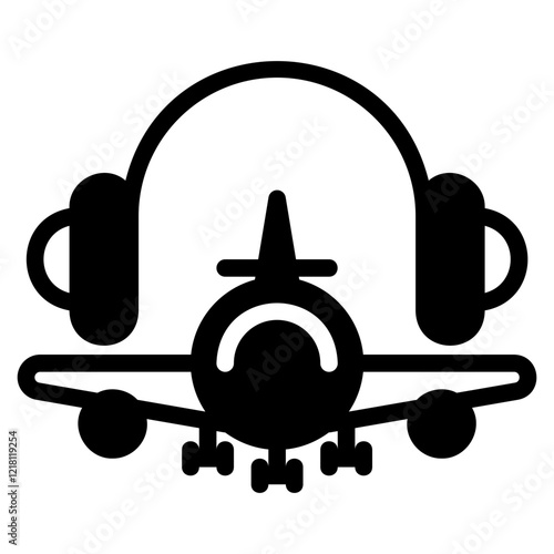 Support center glyph icon