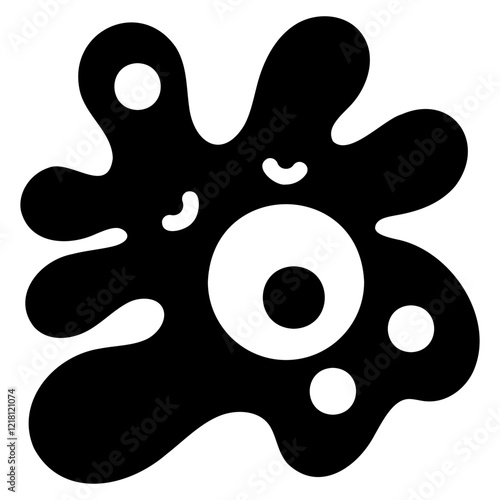 Amoeba glyph icon