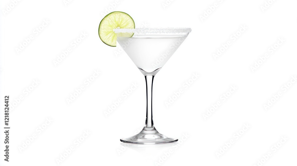 Refreshing Martini Cocktail with Lime Refreshing Martini Cocktail with Lime