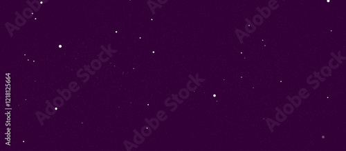 Purple sky with many stars in the shape of the milky way, astronomy background, Vector illustration. landscape