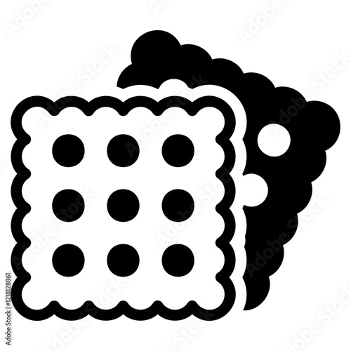 Biscuits glyph icon