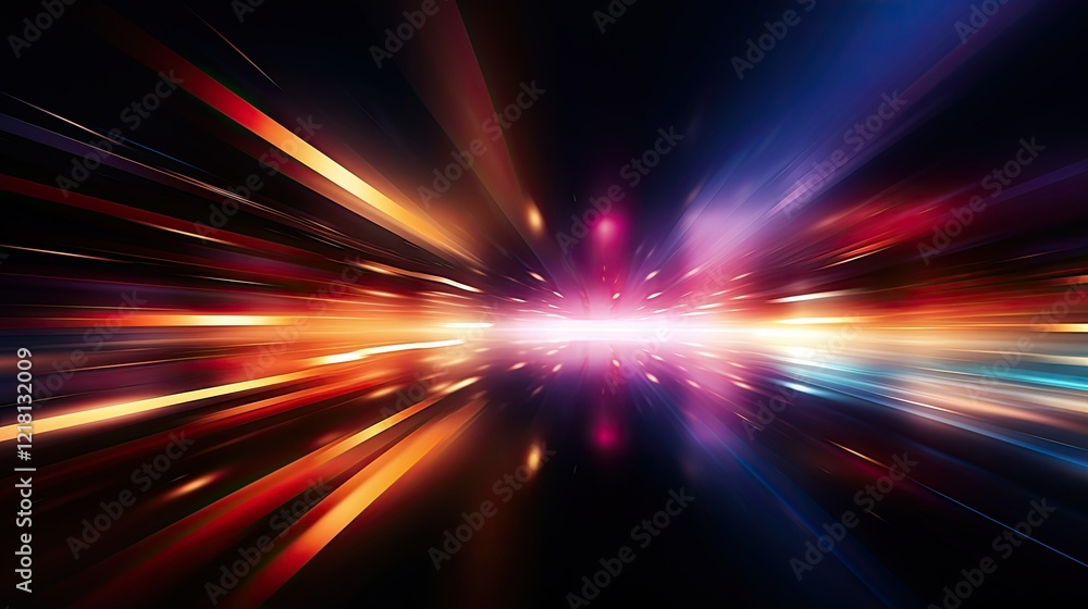 A vibrant abstract representation of light streaks, suggesting speed and energy. A vibrant abstract representation of light streaks, suggesting speed and energy.