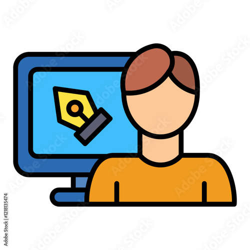 Graphic designer Icon