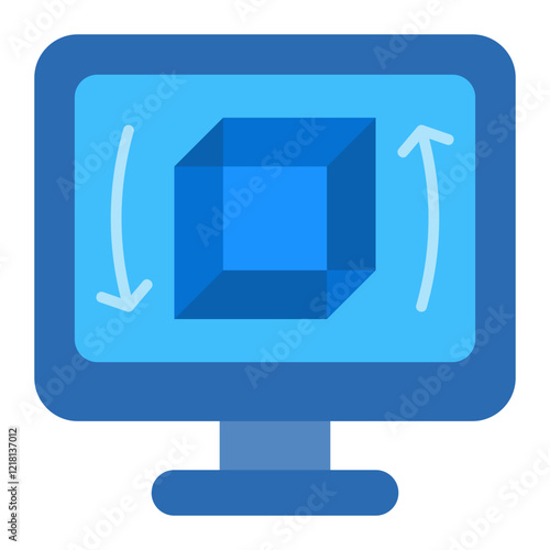 3d cube Icon