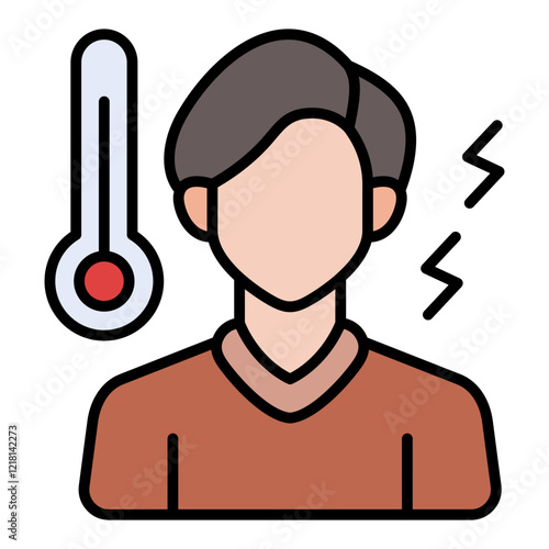 Sick patient Icon