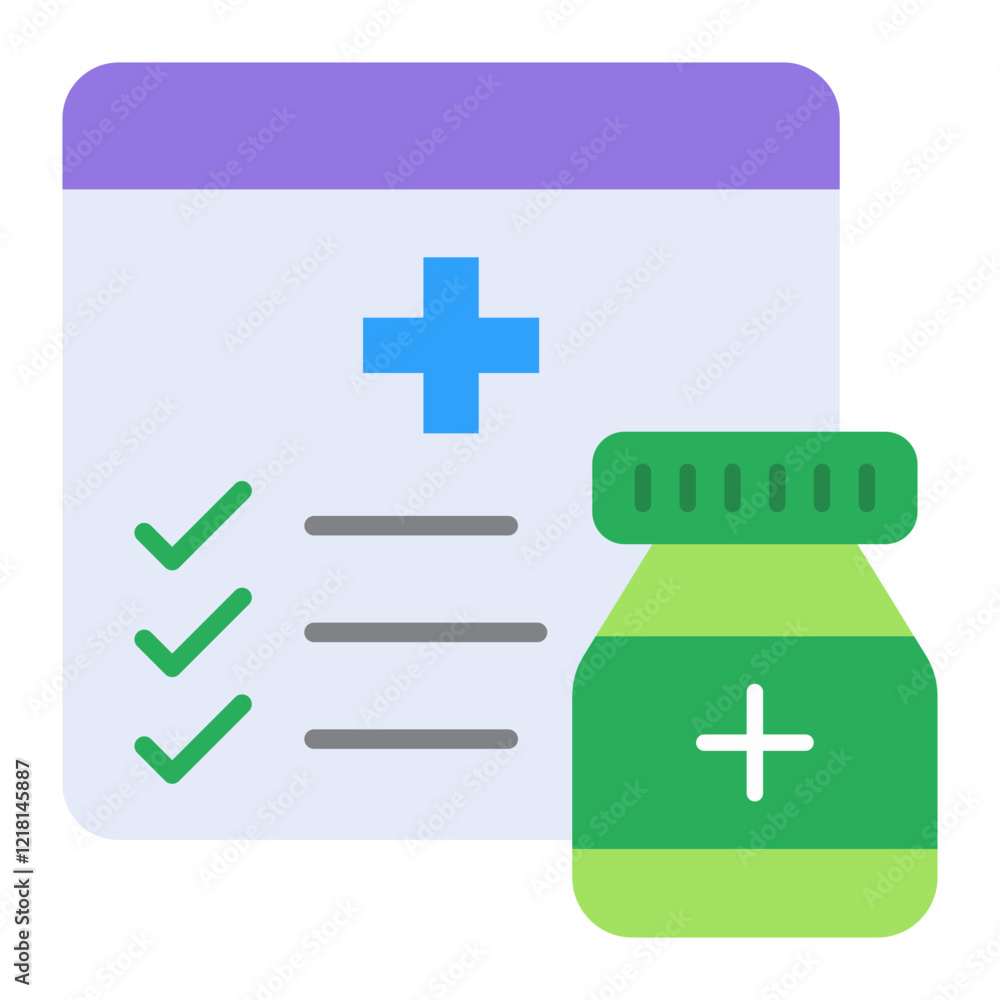 Obraz premium Medical website Icon