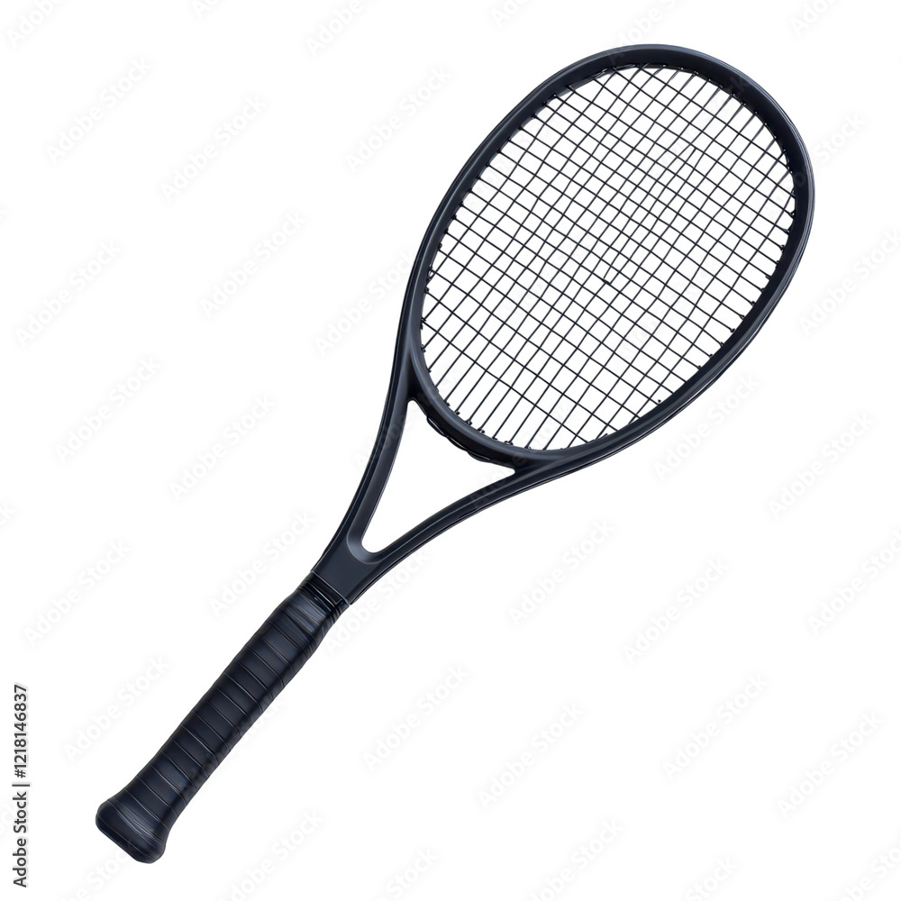 Isolated white tennis racket and ball, sports game equipment vector illustration Isolated white tennis racket and ball, sports game equipment vector illustration