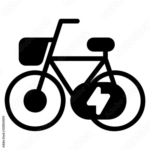 bike glyph icon