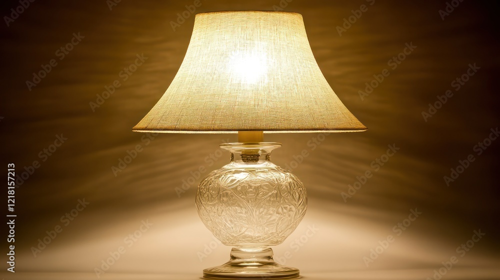 Illuminated Elegance: A Crystal Table Lamp Illuminated Elegance: A Crystal Table Lamp