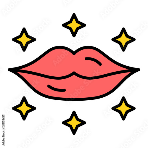 Lip makeup Icon