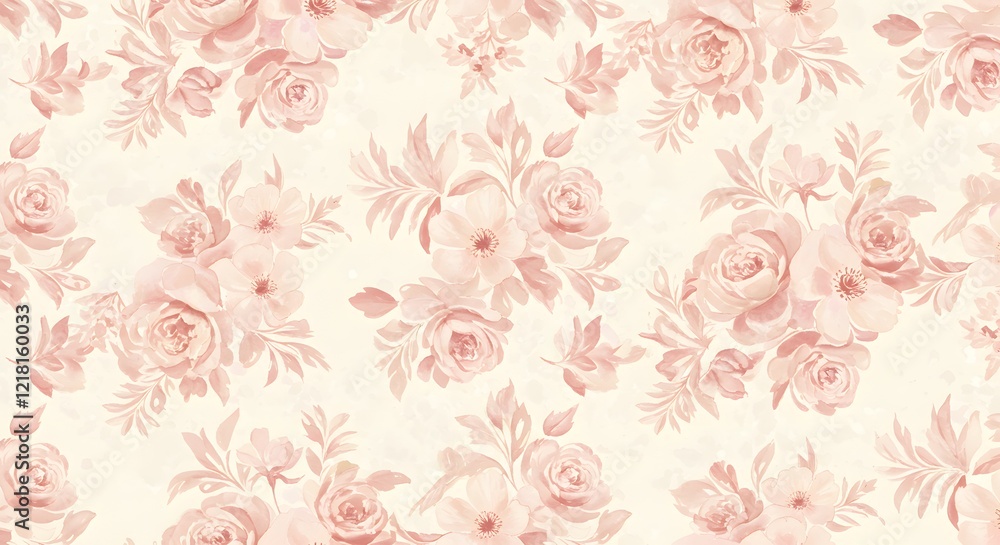 custom made wallpaper toronto digitalElegant watercolor floral patterns in pastel shades, seamless and intricate, ideal for backgrounds