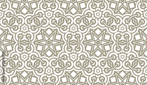 Geometry Background for Fabric, Packaging Paper, Tablecloth, Textile. vector photo