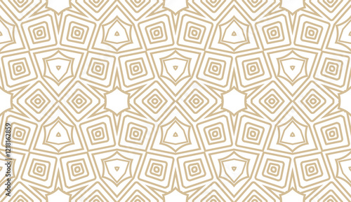 Geometric pattern in repeat. Seamless background, Design for prints on fabrics, textile, paper, wallpaper, interior, patchwork