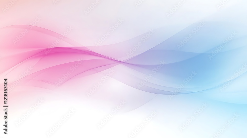 Fototapeta premium Abstract Pink and Blue Wave Design Background