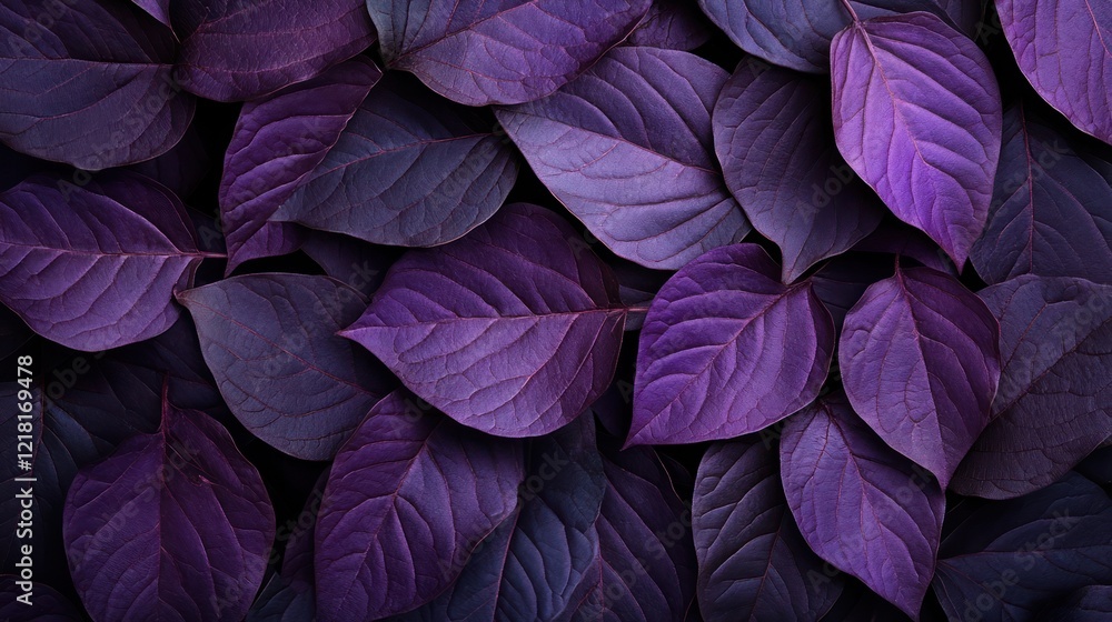 Rich purple leaves background texture. Rich purple leaves background texture.