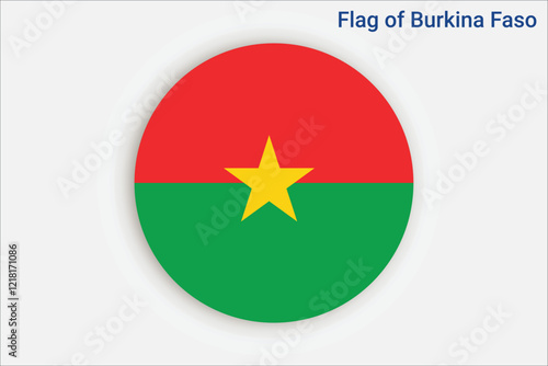 High detailed flag of Burkina Faso. National Burkina Faso flag. Africa. 3D illustration. Free Download High detailed flag of Burkina Faso. National Burkina Faso flag. Africa. 3D illustration. - GFXLoad