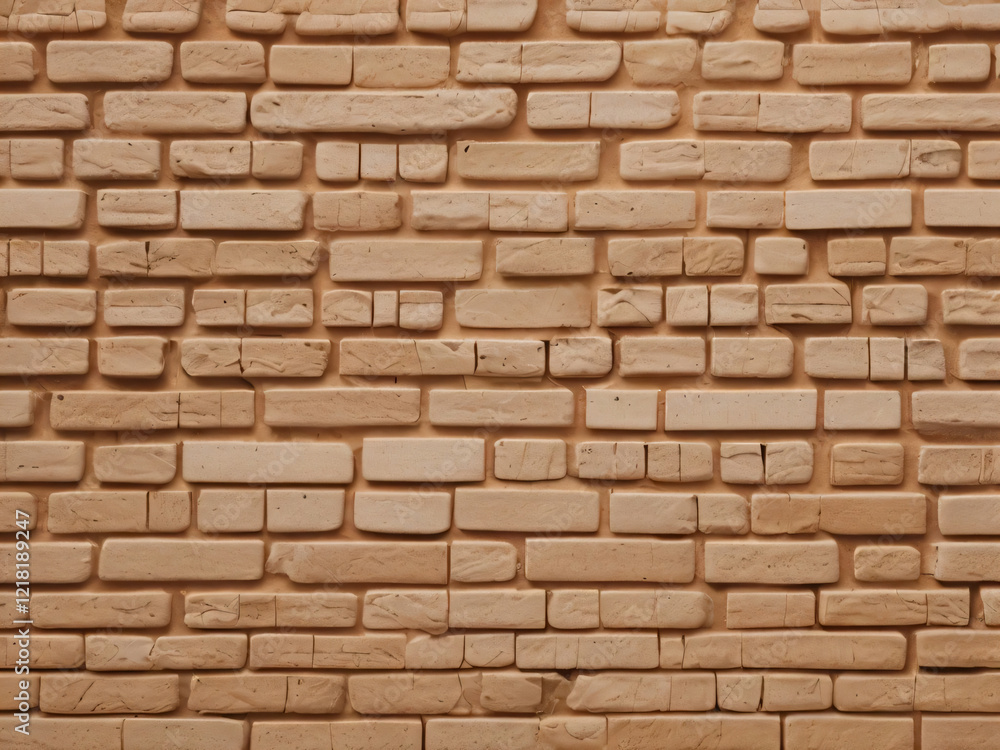 The brick wall has a rustic and natural look. The brick wall has a rustic and natural look.
