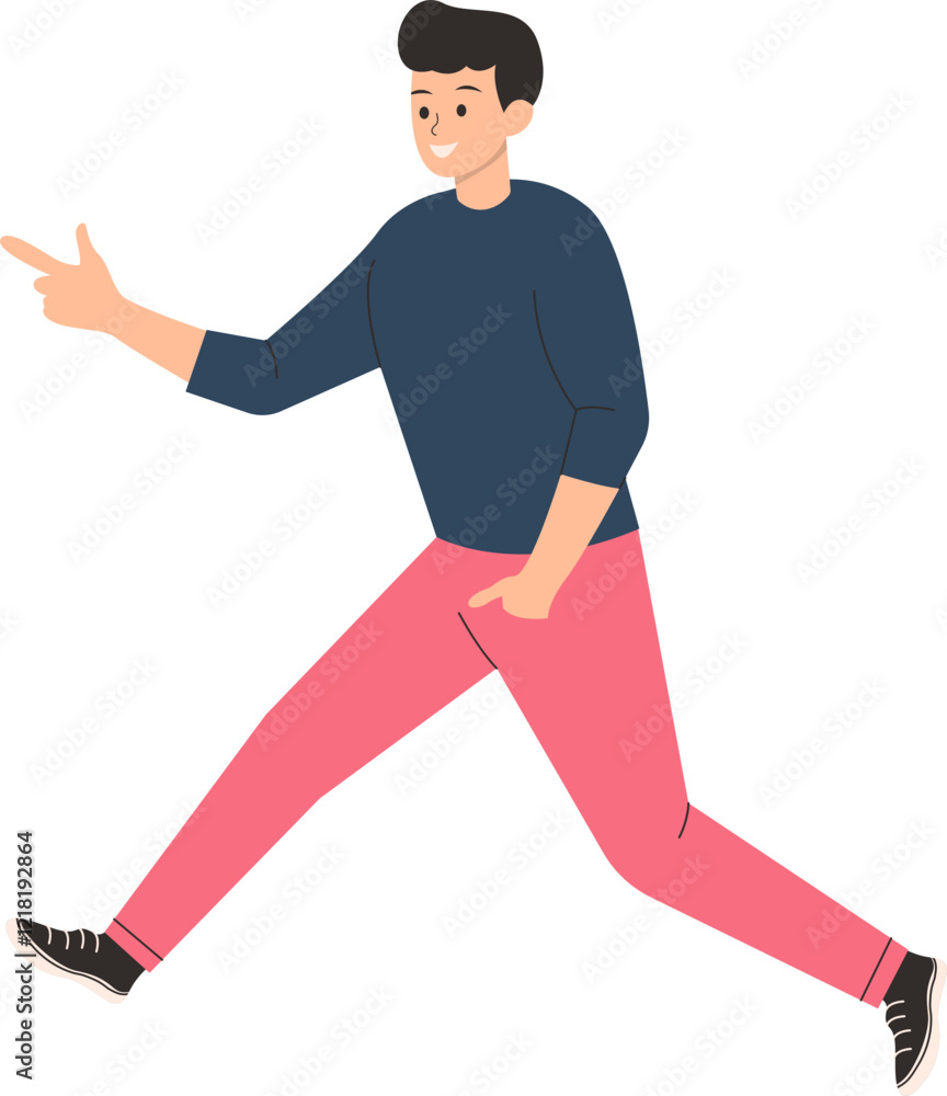 People with Smile Expression. World Smile Day. Flat Cartoon Vector Character People with Smile Expression. World Smile Day. Flat Cartoon Vector Character