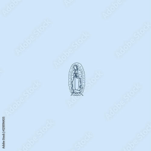 THESE HIGH QUALITY MOTHER MARIA VECTOR FOR USING VARIOUS TYPES OF DESIGN WORKS LIKE T-SHIRT, LOGO, TATTOO AND HOME WALL DESIGN