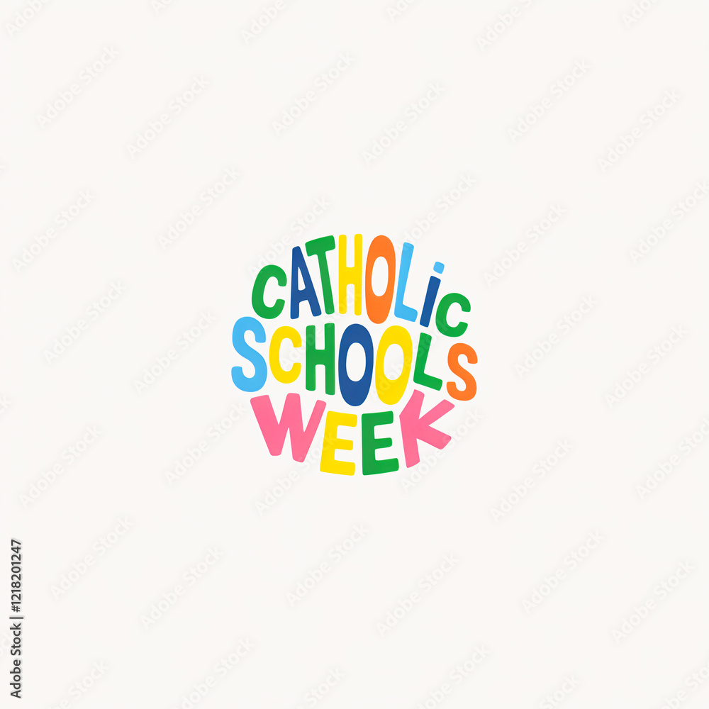 Fototapeta premium Catholic Schools Eduation Week