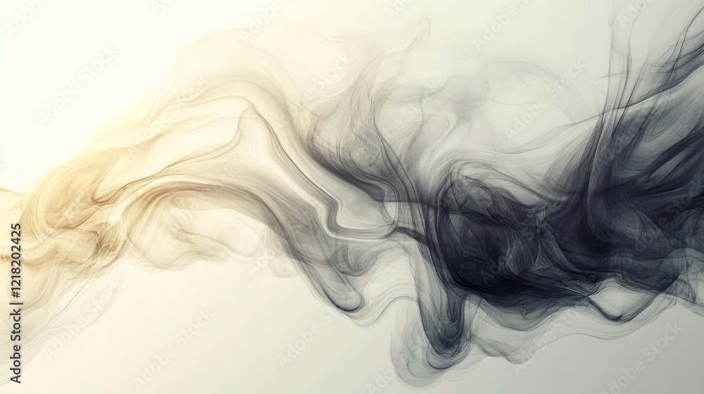 Abstract Gray and Beige Smoke Wave Design Abstract Gray and Beige Smoke Wave Design
