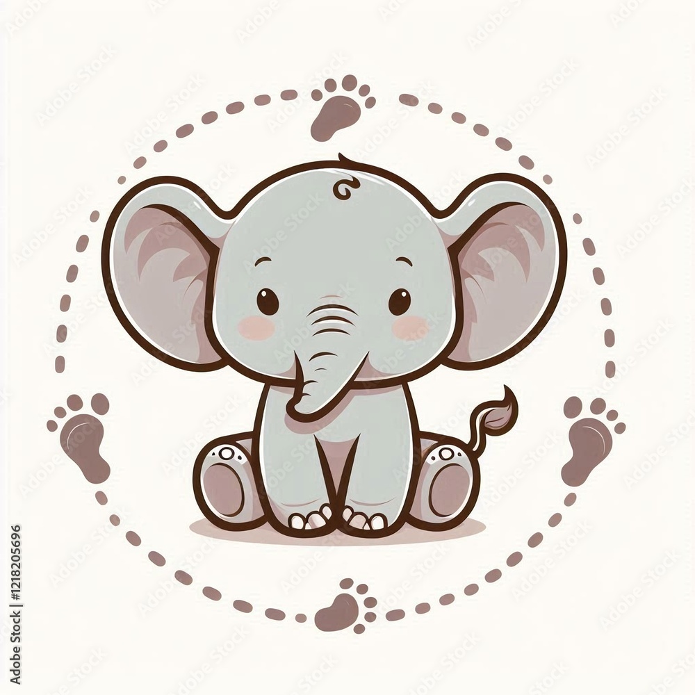 Obraz premium elephant logo