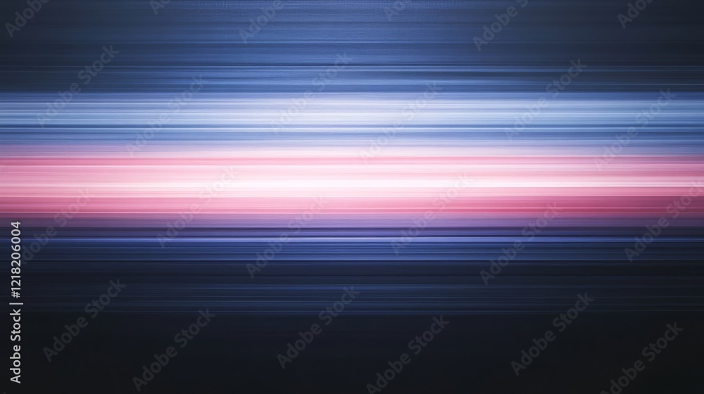 Naklejka premium Abstract Horizontal Lines Of Pink Blue And Purple Hues