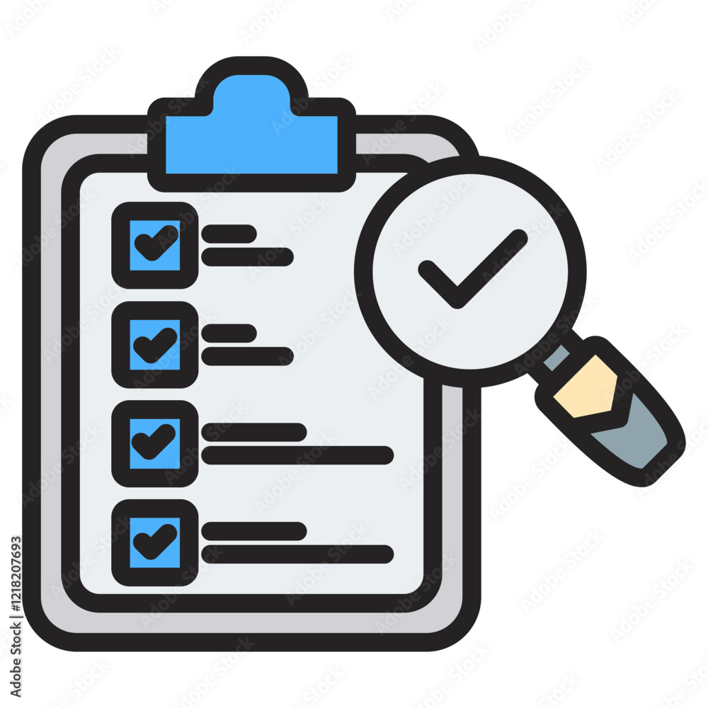 Fototapeta premium Evaluation Icon