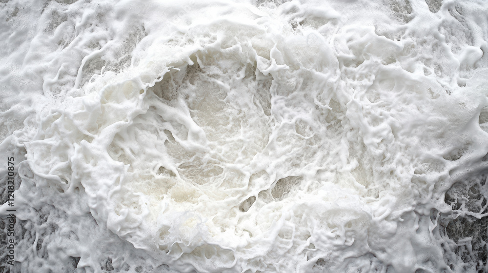 close up of turbulent water with foamy waves creating dynamic patterns close up of turbulent water with foamy waves creating dynamic patterns