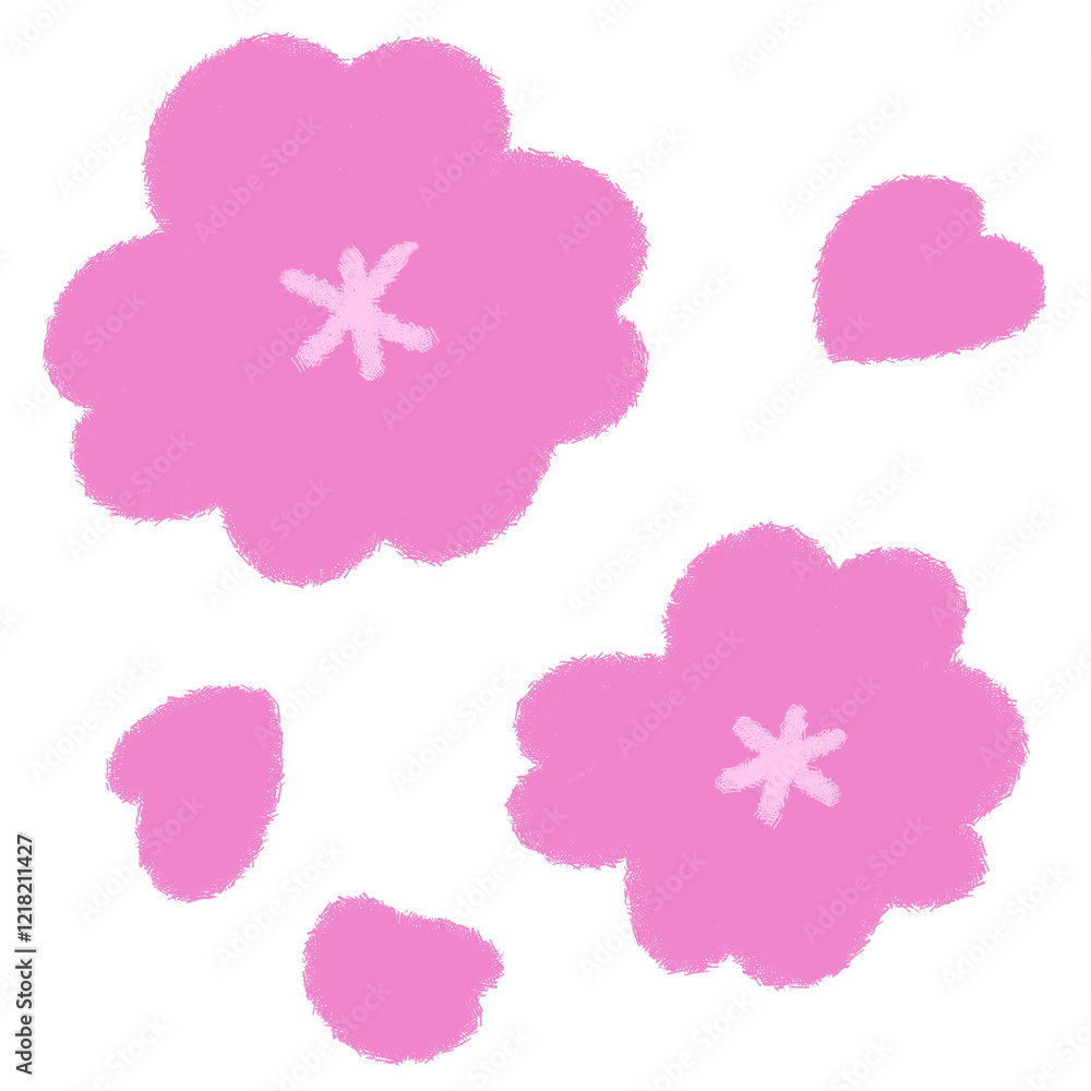 かわいい桜の花