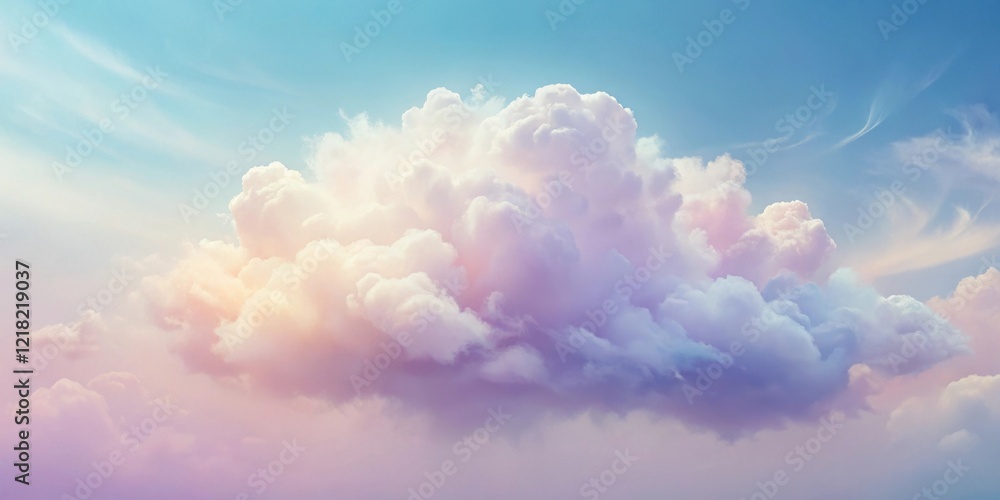Dreamlike Pastel Cloudscape A Serene and Ethereal Celestial Scene of Fluffy, Soft Clouds in a Sky of Delicate Hues Dreamlike Pastel Cloudscape A Serene and Ethereal Celestial Scene of Fluffy, Soft Clouds in a Sky of Delicate Hues