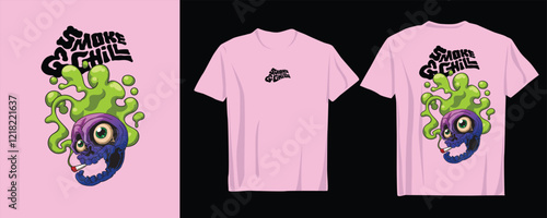 trendy and eye-catching ganja-inspired design is ideal for creating cool t-shirts that resonate with modern culture