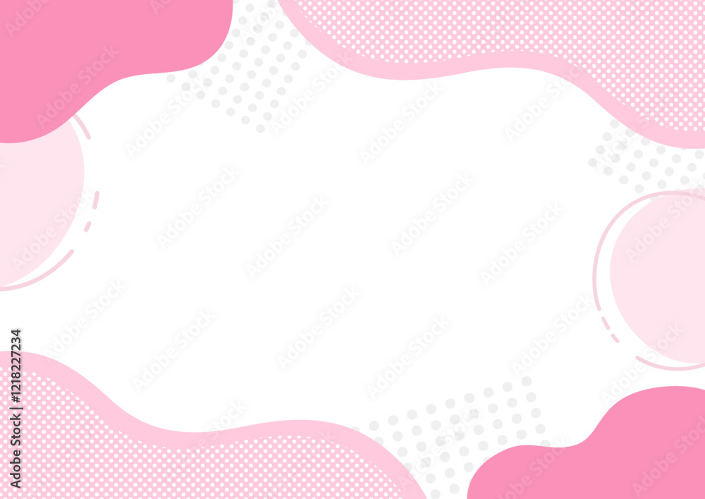 春らしい色のポップでおしゃれなフレーム02