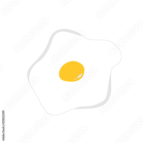 fried egg illustration
