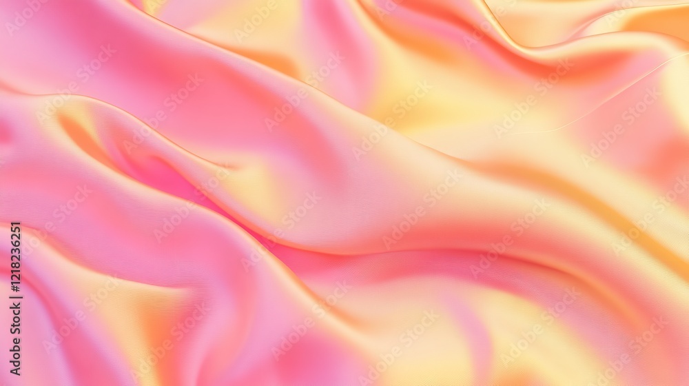 Obraz premium Pink Gold and Orange Smooth Silk Gradient Background Degrade