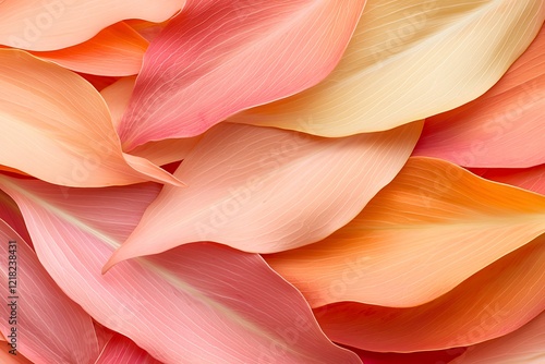 Wallpaper Mural Floral petals falling nature background abstract image vibrant environment close-up view Torontodigital.ca