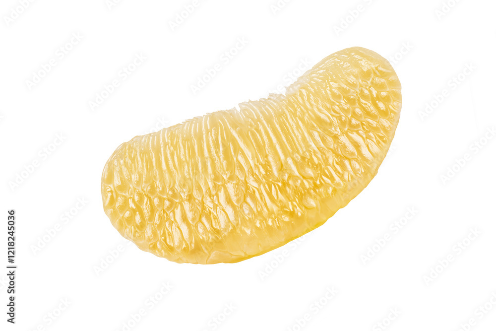 Pomelo flesh isolated on white Pomelo flesh isolated on white