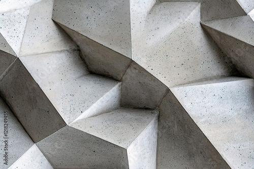 Background of a weird concrete tile design. (Generative AI)